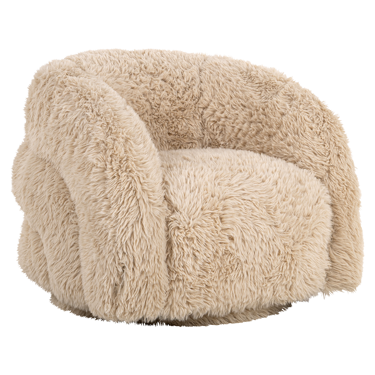 Kids swivel lounge chair Lenny (Yakety Yak Sand)