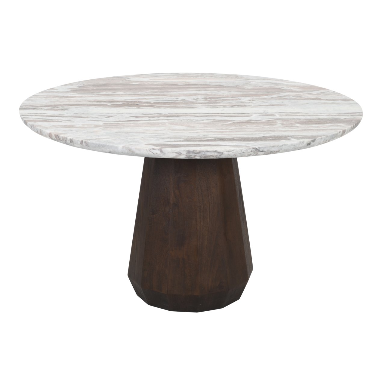 Oberoy étkezőasztal 130Ø - blush beige