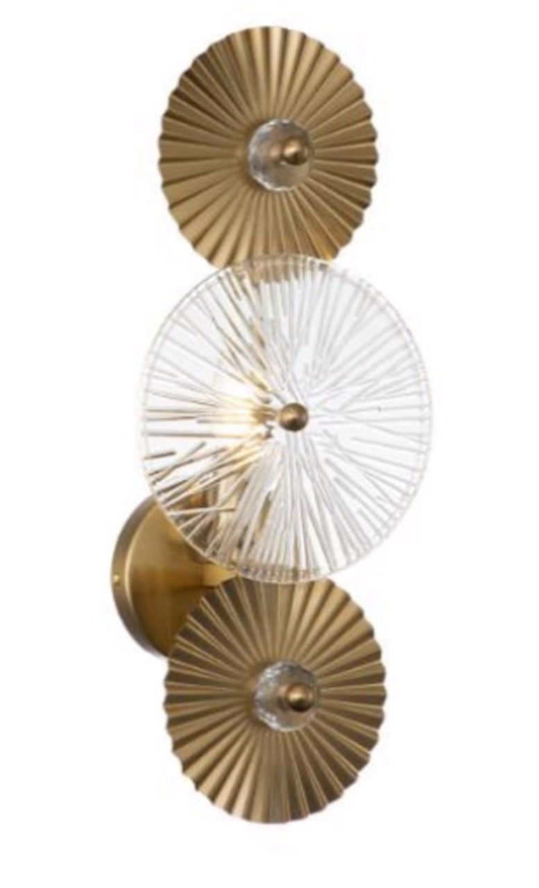 Aidan falilámpa - brushed gold